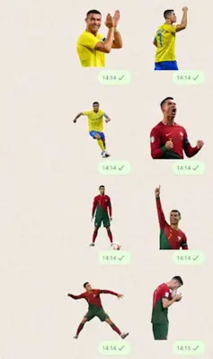 Cristiano Ronaldo Stickers android App screenshot 4